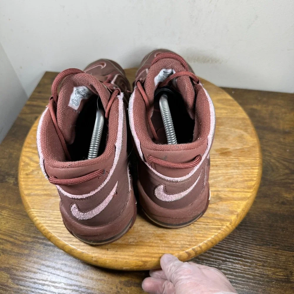 Nike Air More Uptempo 96 Earth Brown Pink DV3466-200 Mens 10 Basketball Shoes